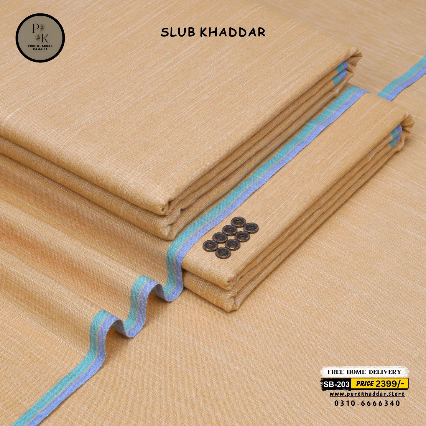 Slub Premium Khaddar SB-203