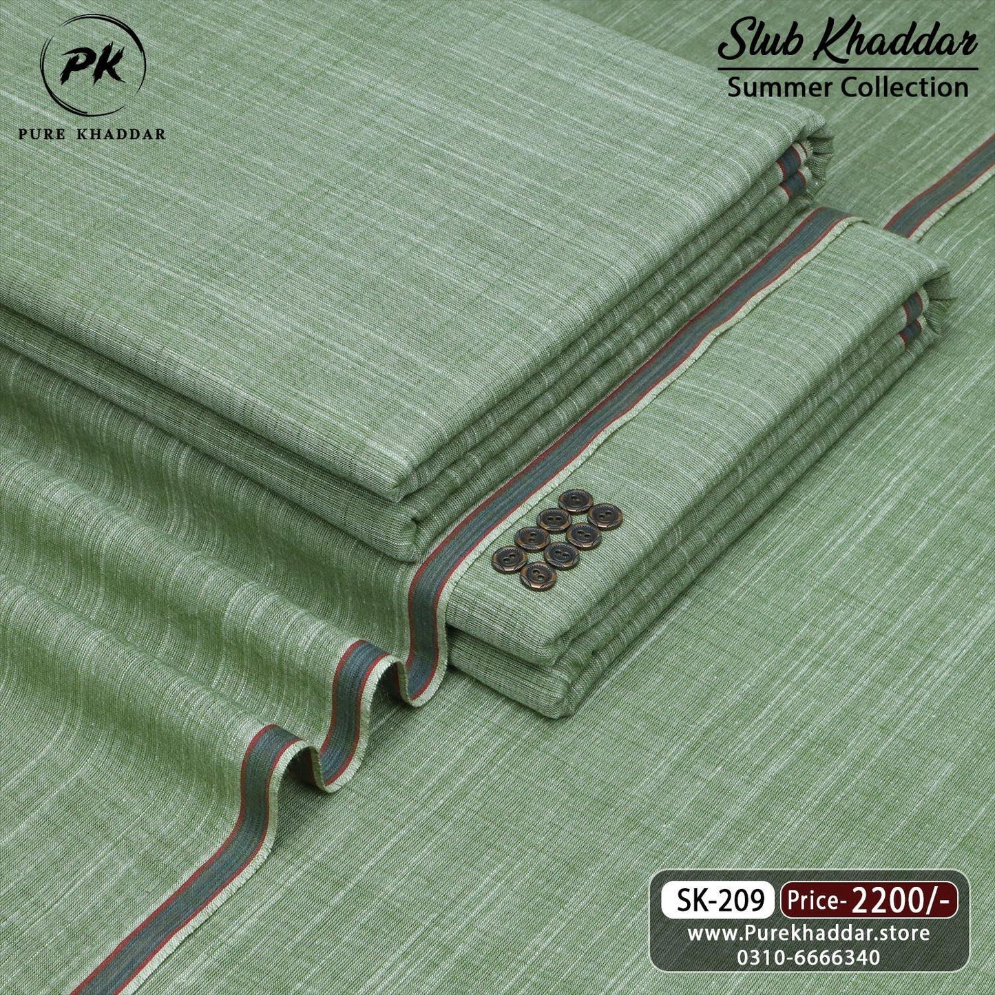 Slub Premium Khaddar SB-209